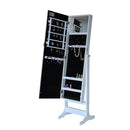 LED Hollywood Jewellery Cabinet - White