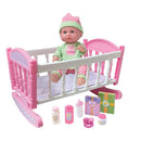 Uneeda Doll Little Luv Baby Doll with Crib Gift Set