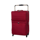 Worlds Lightest 4 Wheel Medium Suitcase- Ribbon Red