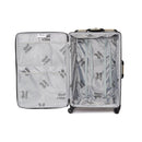 Worlds Lightest 4 Wheel Medium Suitcase- Black
