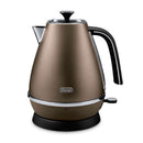 Delonghi Distinta 1.7L 3KW Matt Bronze Kettle - Brown