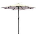 2.7M Cream Parasol with Crank & Tilt