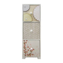 Oriental Blossom 3 Drawer Small Tower