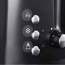 Textures 2-Slice Toaster Black
