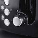 Textures 2-Slice Toaster Black