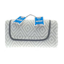 Large Geometric Picnic Blanket - Grey