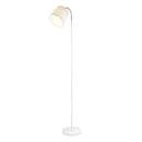 Metal Flexi Head Floor Lamp - White