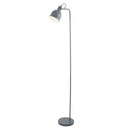 Metal Floor Lamp - Grey