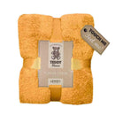 Teddy Fleece Super Soft Throw - Ochre