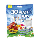 30 Pack Plastic Clothes Pegs