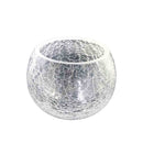 Crackle Glass Tealight 7.5cm