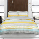 Castile/Amelie Twin Pack Ochre Duvet Set