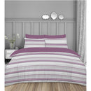 Twill Check/Twill Stripe Twin Pack Duvet Set