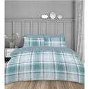Twill Check/Twill Stripe Twin Pack Duvet Set