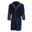 Mens Hutson Harbour Plain Dressing Gown - Navy