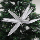 Christmas Sparkle Super Flower Decoration Glitter 45cm in Blush Pink