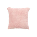 Teddy Lurex Sparkle Faux Fur Cushion - Blush