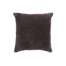 Teddy Lurex Sparkle Faux Fur Cushion - Charcoal