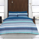 Gene Digital/Crosshatch Twin Pack Duvet Set