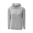 Chenille Roll Neck Jumper - Grey