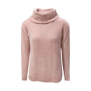 Chenille Roll Neck Jumper - Rose