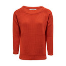 Fisherman Rib Sweater - Flame