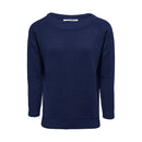 Fisherman Rib Sweater - Navy