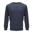 Hutson Harbour Plain Crew Neck Jumper - Blue