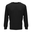 Hutson Harbour Plain Crew Neck Jumper - Black