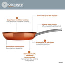 Tower Copper 32cm Frying Pan
