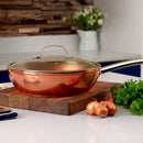 Tower Copper 28cm Wok