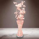 Anika LED Colour Changing Aluminium Artificial Flower Lamp