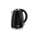 Russell Hobbs Henley 1.7L 3000W Stainless Steel Jug Kettle - Black