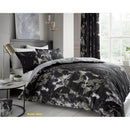 Marble Duvet Cover Bedding Set - Black