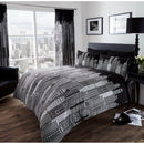 Skyline Duvet Cover Bedding Set - Black