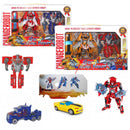 Light & Sound 2 Super Change Vehicle Transforming Robots Childrens Kids Toys