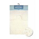 Zero Twist Bath Mat 2 Piece Set - Cream