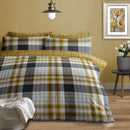 Stocksbridge Brushed Cotton Duvet Cover Set- Grey