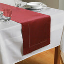 Country Club Linen Look Table Runner 30x180cm - Red