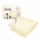 Luxury Soft Touch Heated Throw 135x190cm - Cream