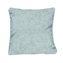 Lewis's Buckingham Chenille Cushion 55 x 55cm - Duck Egg Blue