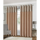 Olivia Eyelet Curtains - Velvet Top - Mink