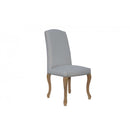 Pair of Luxury Chair with Studs and Carved Legs - Natural