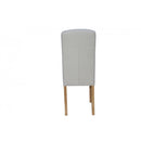 Pair of Button Back Upholstered Chair - Natural