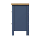 Aldeburgh Blue Bedside Table with 2 Drawers