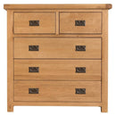 Tunbridge Oak Chest of Drawers 2 Over 3 80 x 40 x 95 cm