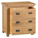 Tunbridge Oak Chest of 3 Drawers 78 x 42 x 80 cm