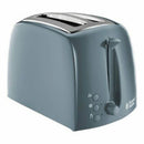 Textures 2 Slice Plastic Toaster - Grey