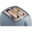 Textures 2 Slice Plastic Toaster - Grey