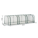 Outsunny PVC Transparent Greenhouse Steel Frame